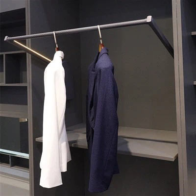 Elevador de haste para roupas de quarto interno