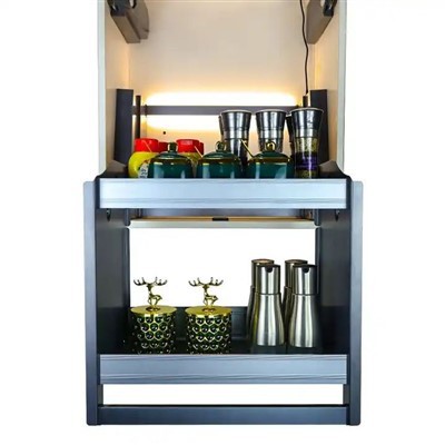 Cesta elétrica da tração do armário do elevador da liga de alumínio da cozinha do restaurante